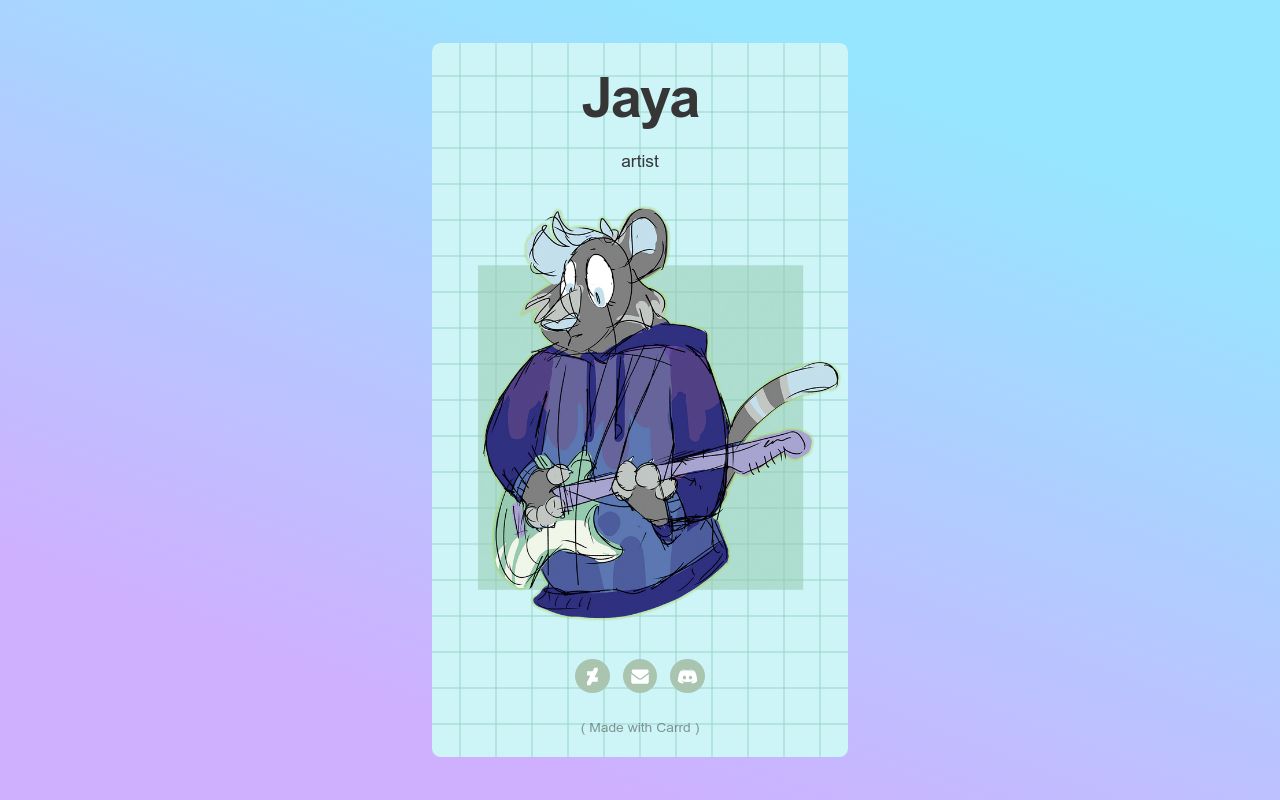 Carrd profile picture for @jaya